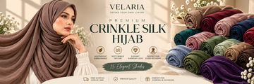 Premium Crinkle Silk Hijabs | Lightweight & Elegant – Velaria