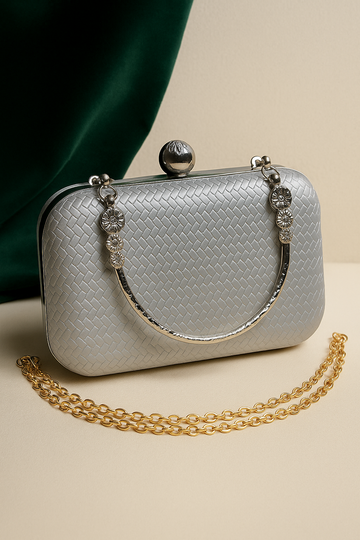 Clutch Bag – Steel Gray | Velaria