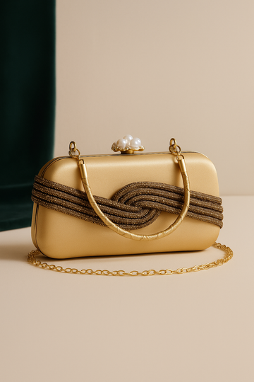 Clutch Bag – Golden | Velaria