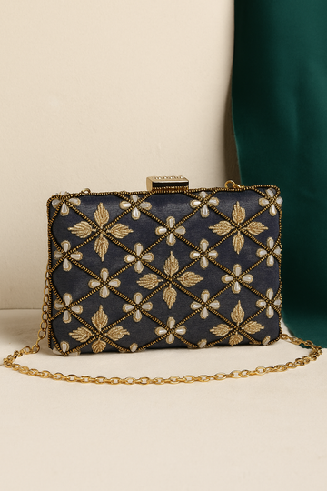 Clutch Bag – Charcoal Gray | Velaria