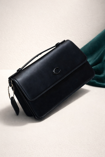 Cross Body Bag — Black│Velaria