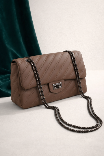 Cross Body Bag — Brown│Velaria