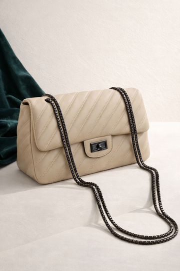 Cross Body Bag — Milky White│Velaria