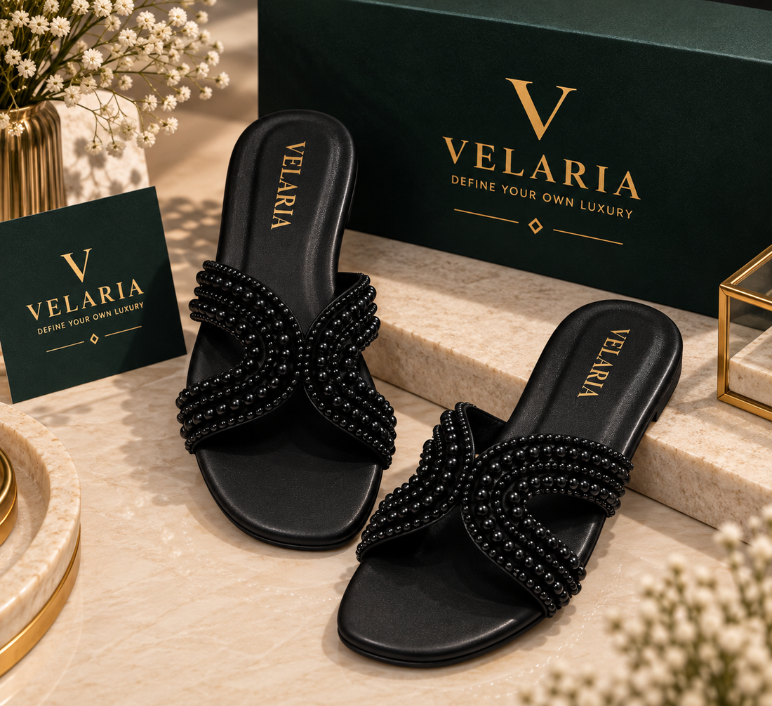 Velaria Zara-Inspired Pearl Sandals – Women’s Luxe Flats