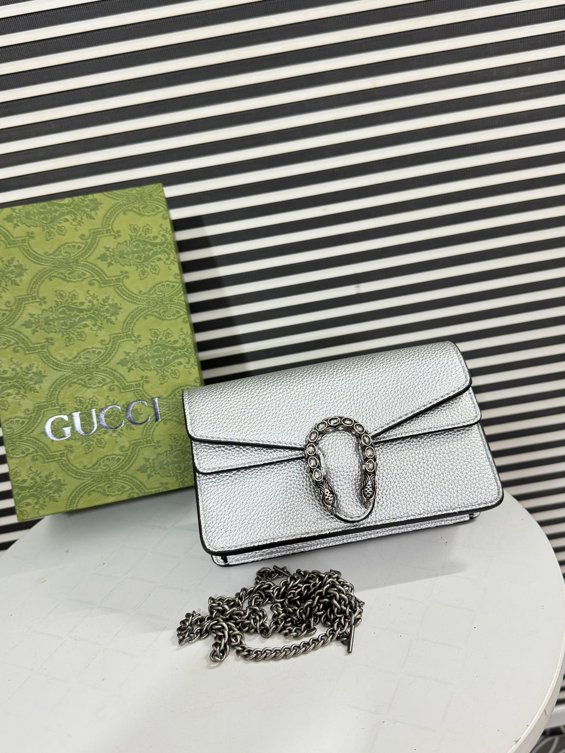 Cross Body Bag — Silver│Velaria