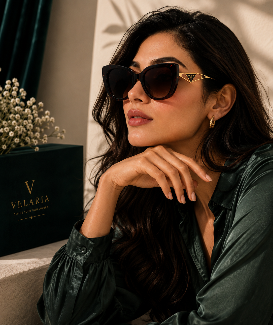 Prada Sun Glasses — Brown│Velaria